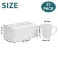 thumbnail image 5 of 25 pack 10x6x4 inch Shipping Boxes – White Corrugated Gift Boxes for Small Business & Party Packaging, 5 of 7