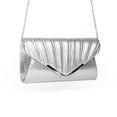 thumbnail image 5 of 2 Pcs Nouvelle Pochette de Soirée Plissée Sac à Main de Mode pour Fête Sac de Robe de Soirée Formelle Sac Bandoulière, 5 of 5