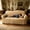 Beige, variant on VQPeo Non-Slip Reusable Sofa Cover for 2-5 Seater Couches | Protects from Spills, Stains & Pet Hair | Elegant Ruffle Design for Indoor & Outdoor Use(Orange)