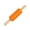 Orange, variant on lulshou Home & kitchen,Wooden Handle Silicone Rollers Rolling Pin Kid Kitchen Cooking Baking Tool on Clearance