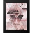 thumbnail image 2 of Urban Epiphany 15x18 Black Modern Framed Museum Art Print Titled - Pink Geometric, 2 of 5