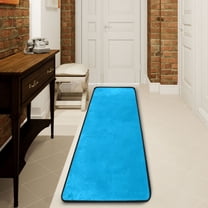 Ryvnso Sky Blue Hallway Runner Rugs Floor Carpet Non Slip Entryway Mat 2' x 6'