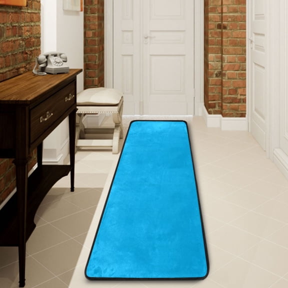 Ryvnso Sky Blue Hallway Runner Rugs Floor Carpet Non Slip Entryway Mat 2' x 6'