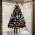 thumbnail image 2 of National Tree Company 4 ft. Fiber Optic Evergreen Flocked Tree, 2 of 3
