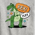 thumbnail image 3 of Toy Story - Rex Flex - Toddler & Youth Crewneck Fleece Sweatshirt, 3 of 5