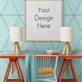 thumbnail image 7 of Wooden Tripod Nightstand Lamps with Fabric Linen Shade, 7 of 7