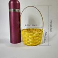 thumbnail image 2 of 4pcs Wicker Easter Basket Mini Woven Rattan Baskets Easter Egg Basket, 2 of 4