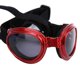 thumbnail image 3 of Gafas de sol plegables ajustables portátiles con protección UV para perros, cachorros y mascotas, gafas de sol (rojo), 3 of 8