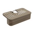 thumbnail image 2 of Faucet Draining Rack Soap Cloth Holder Kitchen Sink Organizer Soap Drainer Shelf ginger yellow, 2 of 7