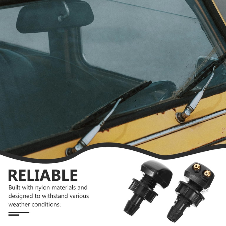 2 X Universal Car Windscreen Arm Washer Wiper Blade Water