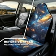 thumbnail image 4 of Yuyamidu Planet Auto Seat Covers Front Seats Only 2 PCS Outer Space Car Front Seat Covers Universal Car Interior Accessories Decoration, 4 of 7