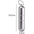 thumbnail image 2 of 2 piezas de llavero con pitillera de metal, caja de cigarrillos, estuche de bolsillo impermeable (102 x 24 mm), 2 of 4