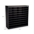 thumbnail image 5 of Safco E-Z Stor Black Mail Organizer -  36 Letter Size Compartments, 5 of 6
