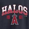 thumbnail image 3 of Women's Navy Los Angeles Angels Hometown Collection Halos Long Sleeve T-Shirt, 3 of 4