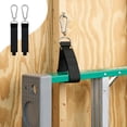 thumbnail image 4 of VQPeo Heavy Duty Garage Storage Hooks with Carabiner Clips – Multi-Purpose Hanging Straps for Tools, Hoses, Bags, and Equipment – Easy No-Drill Organization for Workshops, Basements, and RVs(Black-L), 4 of 5