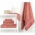 thumbnail image 6 of Cotton Paradise 100% Cotton 6 Piece Towel Set, Soft Absorbent Quick Dry Towels for Bathroom, Coral, 6 of 7