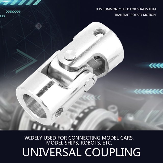 Universal Joint, Practical Shaft Joint, Universal Coupling, Nickle Plated Iron Motor Connector, For Model Ships Model Cars