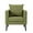 Olive Green, variant on PAPROOS Mid-Century Modern Accent Chair, Corduroy Arm Chair with Solid Wood Frame, Upholstered Armchair Comfort Reading Chair Lounge Chair for Living Room Bedroom Sunroom, Beige