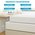 IULULU Short Queen Memoru Foam Mattress, RV Mattress, 8 inch Short