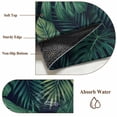 thumbnail image 6 of Tropical Plants Entryway Rug 2'x3'&nbsp; Non Slip Front Door Mats, Summer Watercolor Green Palm Leaves Entrance Rugs Indoor Outdoor Carpet, Washable Floor Mats Small Area Rug for Bedroom Kitchen, 6 of 8