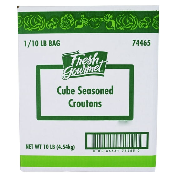 Fresh Gourmet Cube Seasoned Croutons, 10 Pound