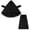 Black-b, variant on Girls Abaya Musli𝗆 Prayer Dress 2 Piece Kids Jilbab 2pcs Abaya Girls Musli𝗆 Prayer Dress Kids Eid Full Cover Abaya Dress Set Islami𝖼 Prayer Jilbab for Girl