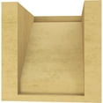 thumbnail image 4 of 6"W x 6"D x 6"H Wide Burlington Rough Cedar Woodgrain TimberThane Corbel, Primed Tan, 4 of 6