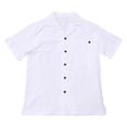 thumbnail image 4 of Aofany Men's 2 Piece Short Sets Casual Button Down Shirt and Shorts Set Summer Loose Linen Beach Outfits Set with Pocket, 4 of 8