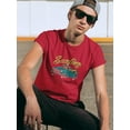 thumbnail image 2 of Surfer Van Retro Style T-Shirt Men -Image by Shutterstock, Male Medium, 2 of 4