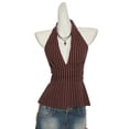 thumbnail image 2 of XIYON Tank Tops For Women Tie Back Backless Cropped Ruffle Summer Sleeveless Camisole Top Beach Vacation 2026, 2 of 4