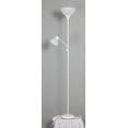 Mainstays 72" Combo Floor Lamp, Adjustable Reading Light, White