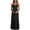 Black, variant on Maternity Floral Summer Maxi Dress Bow Tie V Neck Baby Shower Photoshoot Casual Boho Long Sundress for Women
