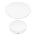 thumbnail image 4 of ZOUSSIQI 2 in 1 Rotating Display Stand Mute Rotating Jewelry Display Turntable for Watch Cosmetics Photography White Button JU316-60468, 4 of 13