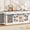 71'' Extra Large Dog Crate Furniture for 2 Dogs, variant on Selooye Large Dog Crate Furniture, Sturdy 2-Door 47.2" Wooden Furniture Style Crate for Dogs with 3 Storage Drawers and Hidden Feeding Bowl