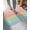 Pink Blue, variant on Luxury Plush Bathroom Rugs Mat, Pink Wooden Grain Soft Shaggy Bath Carpet, Vintage Chic Geometric Ombre Brown Non-Slip Floor Mat for Kitchen, Bedroom, 16"x24"