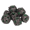 thumbnail image 1 of Hollow Dice Set, Copper Polyhedral Metal Dice Set 7pcs Long Lasting Balanced Rolling For Kids For Card Games ANGGREK CD2014, 1 of 8
