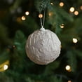 thumbnail image 5 of Arghm Fabric Christmas Ornament Tree Window Hanging Decor,Mesh Foam Ball,Festive Decorative Sphere 3.14 Inch, 5 of 6