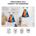 thumbnail image 4 of Yiaed Red And Blue Waves Print Coral Velvet Wipes Absorbent Wipes Cleaning Cloths Household Table and Dish Wiping Cloths, 4 of 7