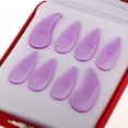 thumbnail image 4 of 8 piezas Groove Guzheng Finger Picks Uñas para adultos Jóvenes Large Purple Púrpura shamjiam Guzheng Finger Picks, 4 of 7