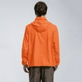 thumbnail image 7 of SUSUSU Men's Packable Rain Jacket - Four Seasons Solid Color Design, Lightweight Windproof Raincoat with Hood for Outdoor Rain Gear Travel Hiking Cycling, 7 of 7