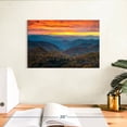thumbnail image 3 of Elephant Stock Blue Ridge Parkway Fall Wall Art - Horizontal Canvas Wall Art - Living Room Wall Decor - Nature Canvas - Brown And Orange Decor - 12" x 8", 3 of 8