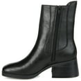 thumbnail image 5 of Journee Womens Desree Square Toe Booties, 5 of 9