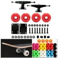 thumbnail image 3 of Ensemble de Camions de Planche à Roulettes 5.0, Roues de Planche à Roulettes 52mm, Roulements de Planche à Roulettes, Patins de Levage de Planche à Roulettes, Accessoires de Quincaillerie de Planche à Roulettes - Roues Rouges, 5 Po, 3 of 8