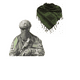 thumbnail image 1 of alestina Bufanda Militar Pashmina Y Árabe Algodón Xtellar verde, 1 of 4