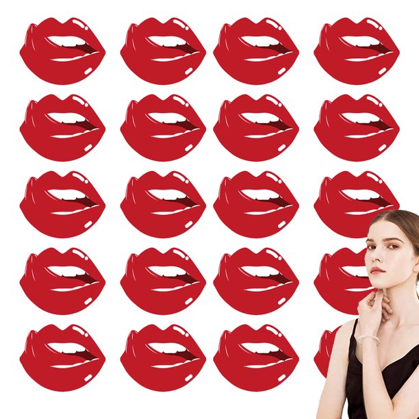 10 pares de cubiertas para pezones para festivales, raves y lencería, empanadas de labios de satén desechables, pegatinas autoadhesivas para cubrir el pecho, pegatinas de pétalos para mujeres