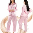 thumbnail image 1 of Pijama De Mujer Pantalones De Pijama Mujer De Seda 2 Piezas, 1 of 8