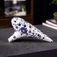 thumbnail image 4 of Ocarina Alto C de 12 hoyos, instrumento musical de porcelana azul y blanca pintado a mano, con correa para el cuello, idea de regalo, 4 of 6