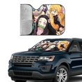 thumbnail image 4 of Windshield Sun Shade Foldable Car Front Window Sunshade For Car Suv Trucks Vans - Best Heat Shield Blocker Visor Cover Blocks Uv Rays And Keeps Your Vehicle Cool-Medium, 4 of 5