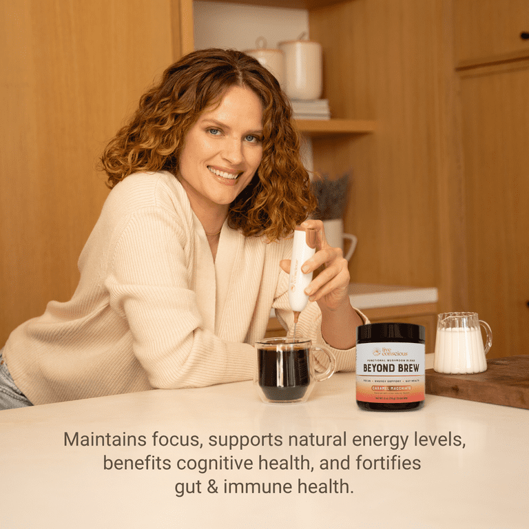 Live Conscious Beyond Brew Mushroom Superfood Coffee Alternative