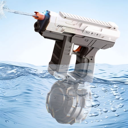 Pistolet à Eau Électrique pour Adulte, Haute Vitesse Étanche avec Viseur et Lumière LED, Grande Capacité Rechargeable pour Été Extérieur Piscine Plage, Plusieurs Couleurs (Bleu Pistolet à Eau Électrique pour Adulte, Haute Vitesse Étanche avec Viseur et Lumière LED, Grande Capacité Rechargeable pour Été Extérieur Piscine Plage, Plusieurs Couleurs (Bleu